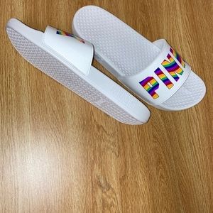 Victoria Secret Pride Slides size 10